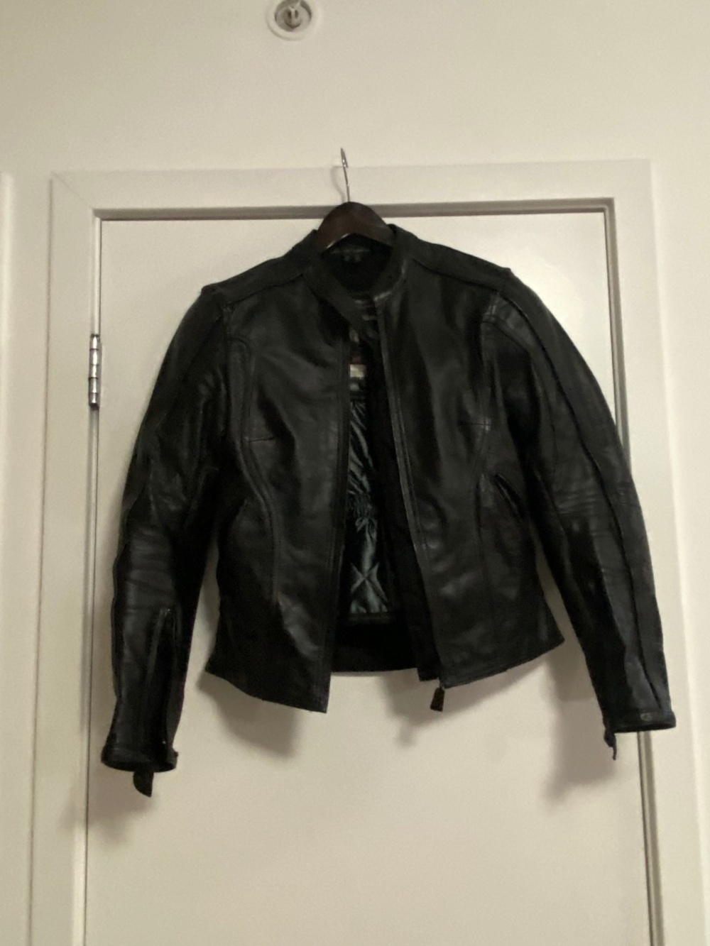 Lady Rider Leather Motorcycle Jacket - Picture 2 of 7